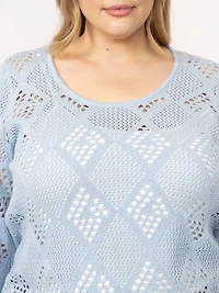 Women's Pointelle Sweater