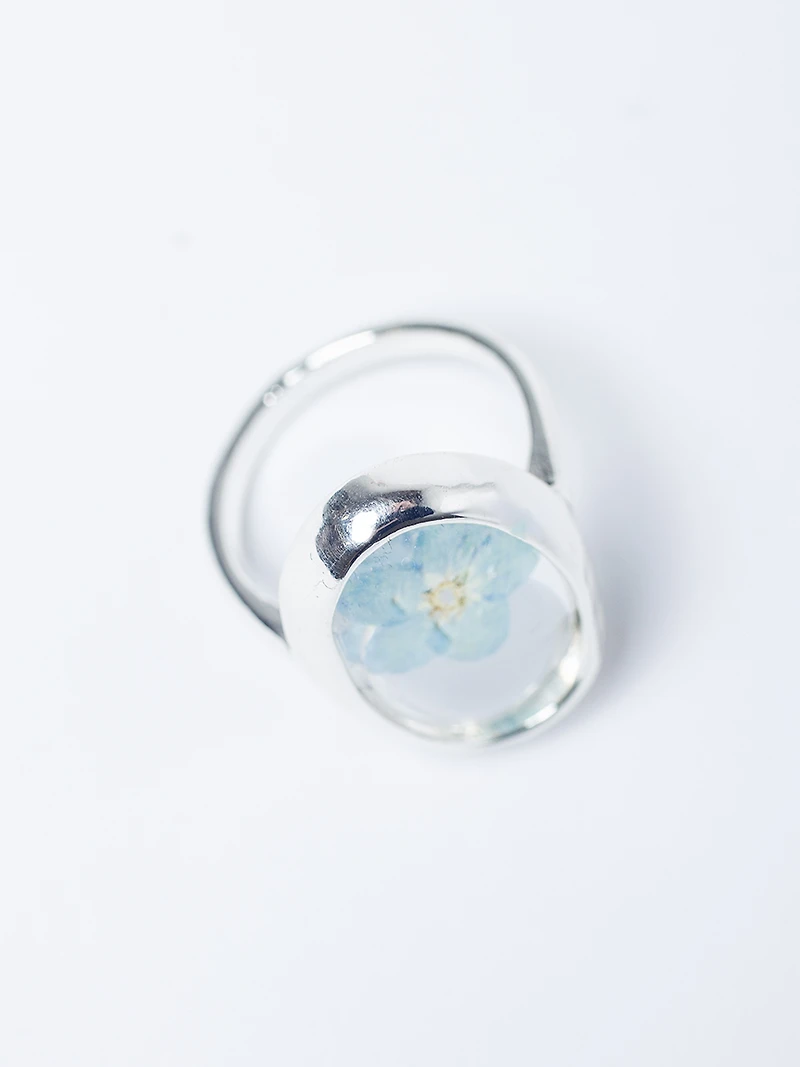 Women's Pressed Flower Ring