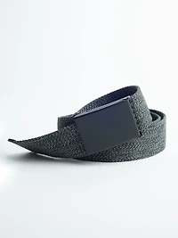 Black Mix Webbed Belt