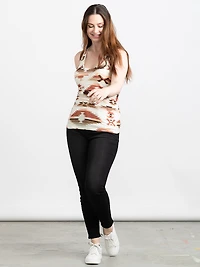 Women's Geometric Racerback Tank