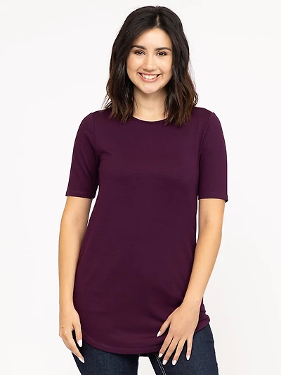 Women's Crew Neck Legging Tunic Tee