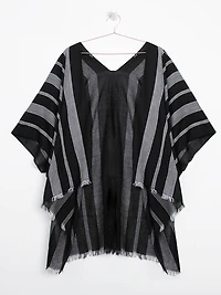 Women's Textured Stripe Wrap