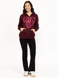Women's Heart Graphic Hoodie