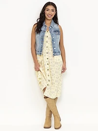 Women's Ditsy Floral Midi Dress