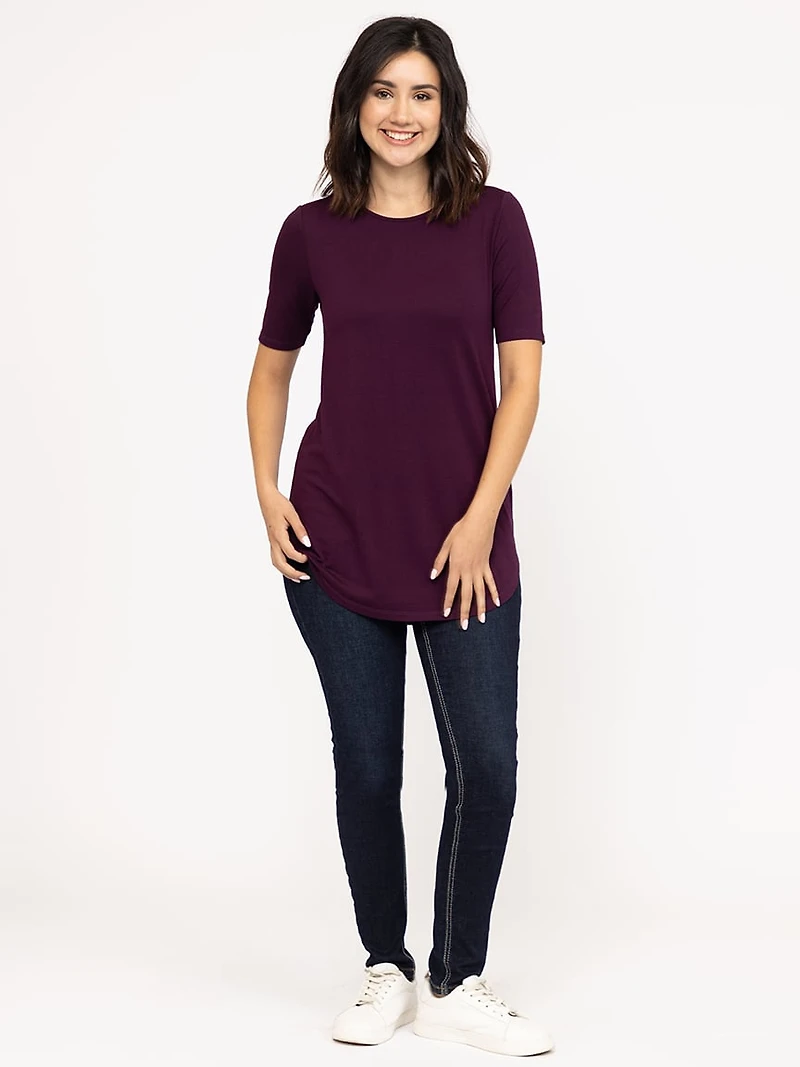 Women's Crew Neck Legging Tunic Tee