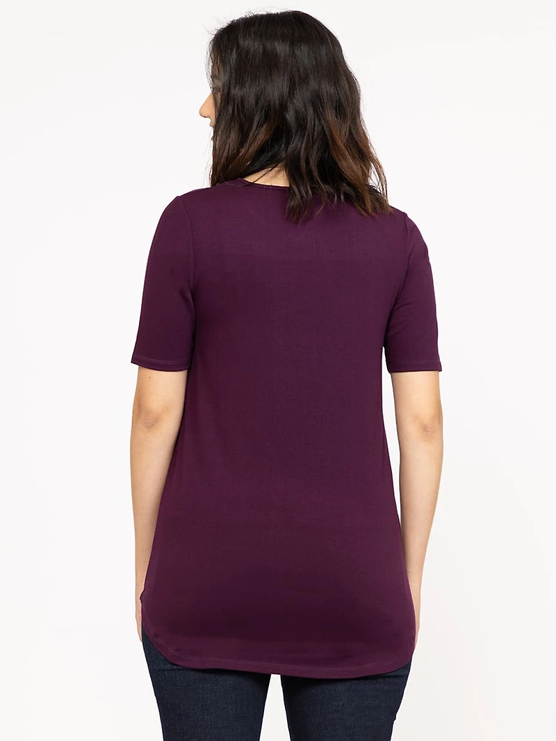 Women's Crew Neck Legging Tunic Tee