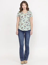 Women's Butterfly Scoop Neck Tee