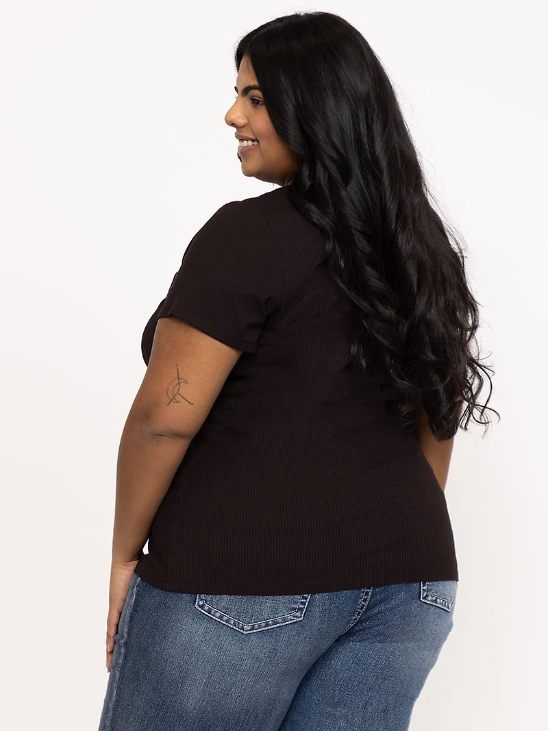 Women's Rib Sweetheart Tee