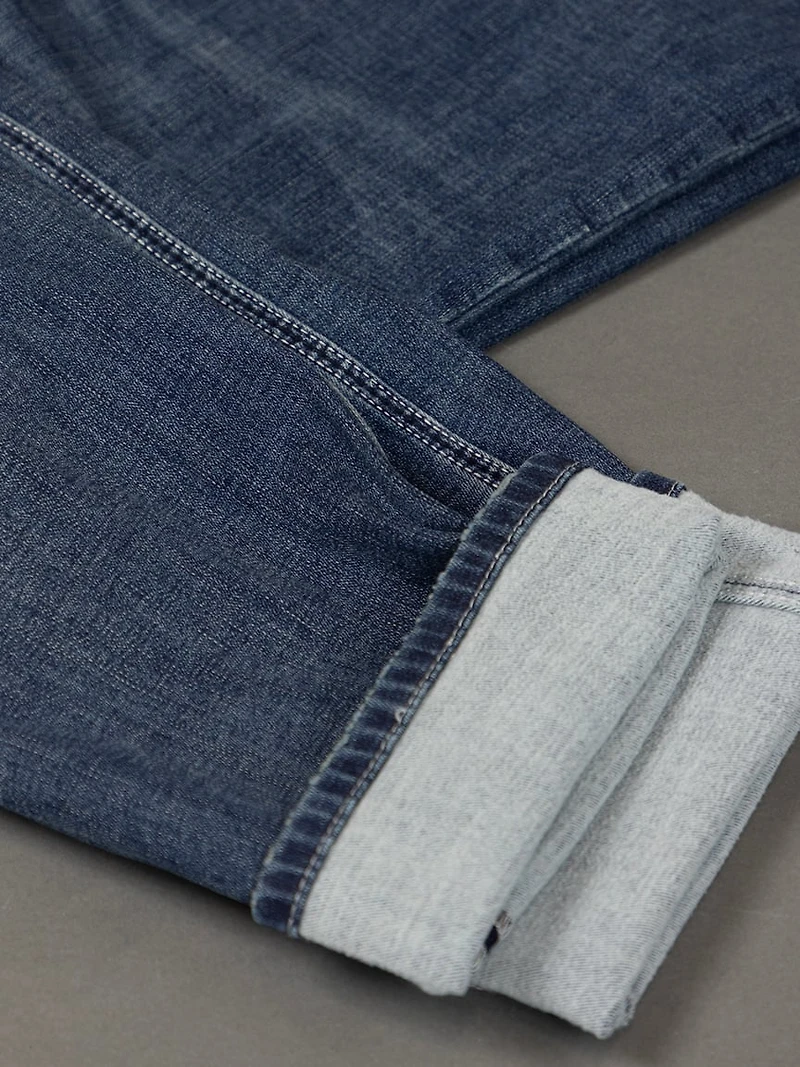 Men's Slim Straight Med Dark Jeans