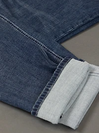 Men's Slim Straight Med Dark Jeans