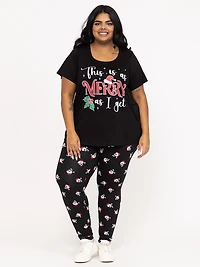 Women's As Merry I Get Scoop Neck Tee