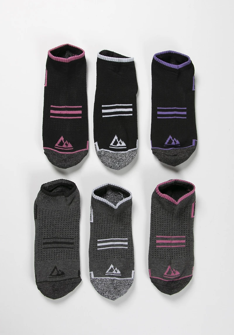 Women's 6Pk Trainer Socks