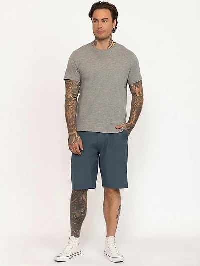 Men's Teal Hybrid Shorts