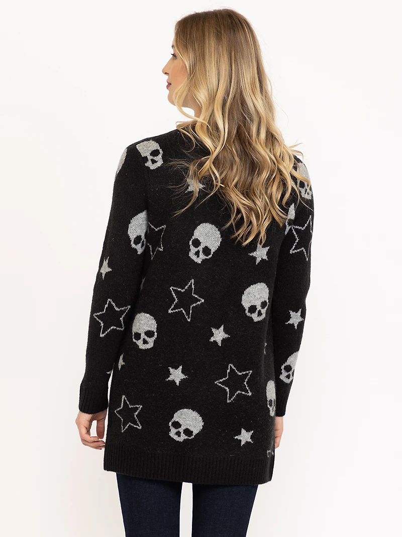 Women's Skull Cardigan