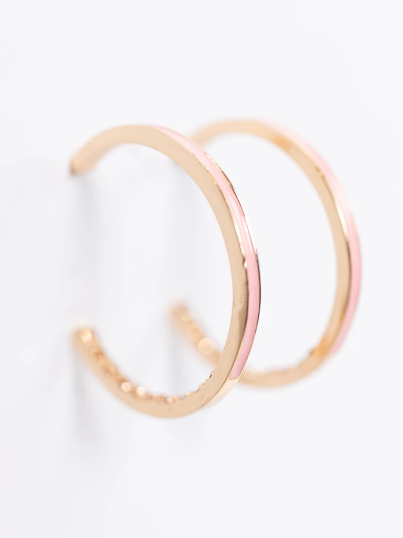 Women's Pink Stone Earrings