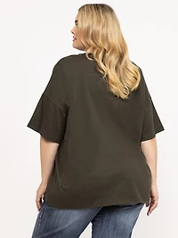 Women's What The Cluck Oversized Tee