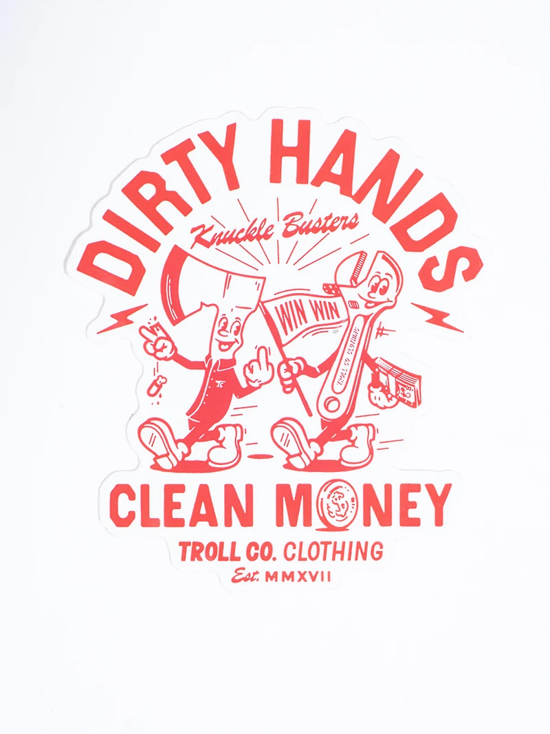 DHCM Knuckle Bros Sticker