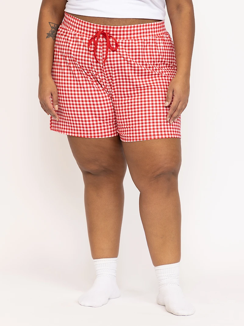 Women's Gingham Sleep Short