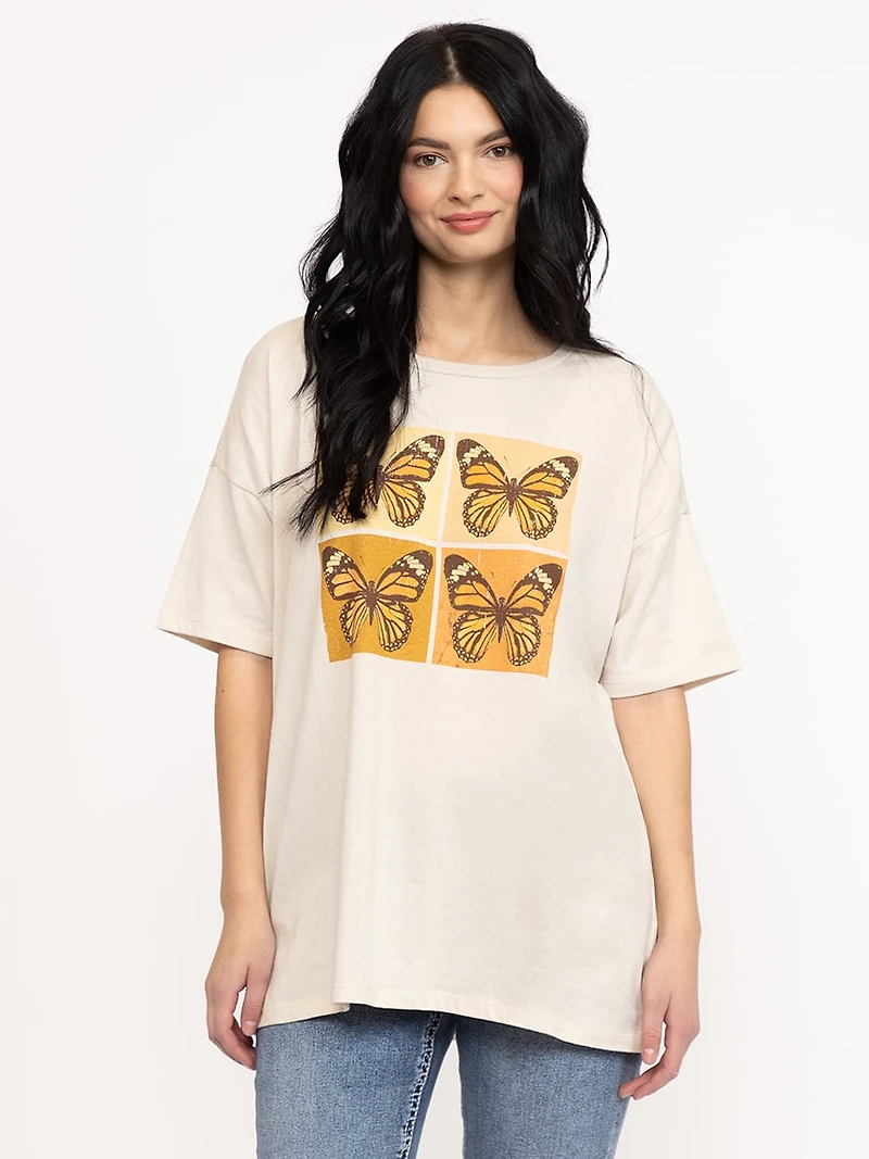 Women's Butterfly Oversized Tee