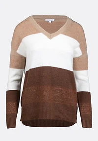 Women's Shimmer Stripe Sweater