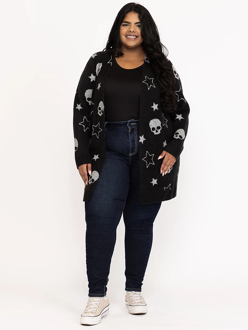 Women's Skull Cardigan