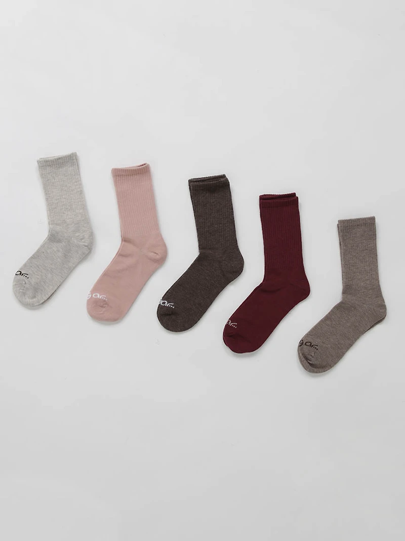 SUGAR Rib Crew Socks