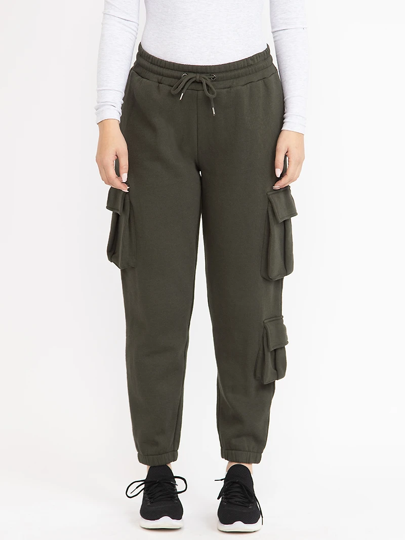Women's Fleece Cargo Jogger