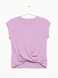 Women's Rib Twist Front Tee