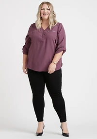 Women's Zip Pocket Blouse
