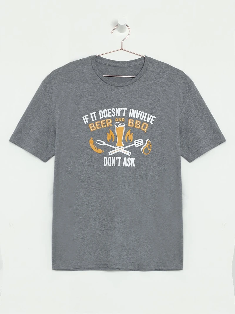 Men Beer & BBQ Tee