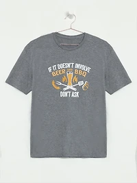 Men Beer & BBQ Tee