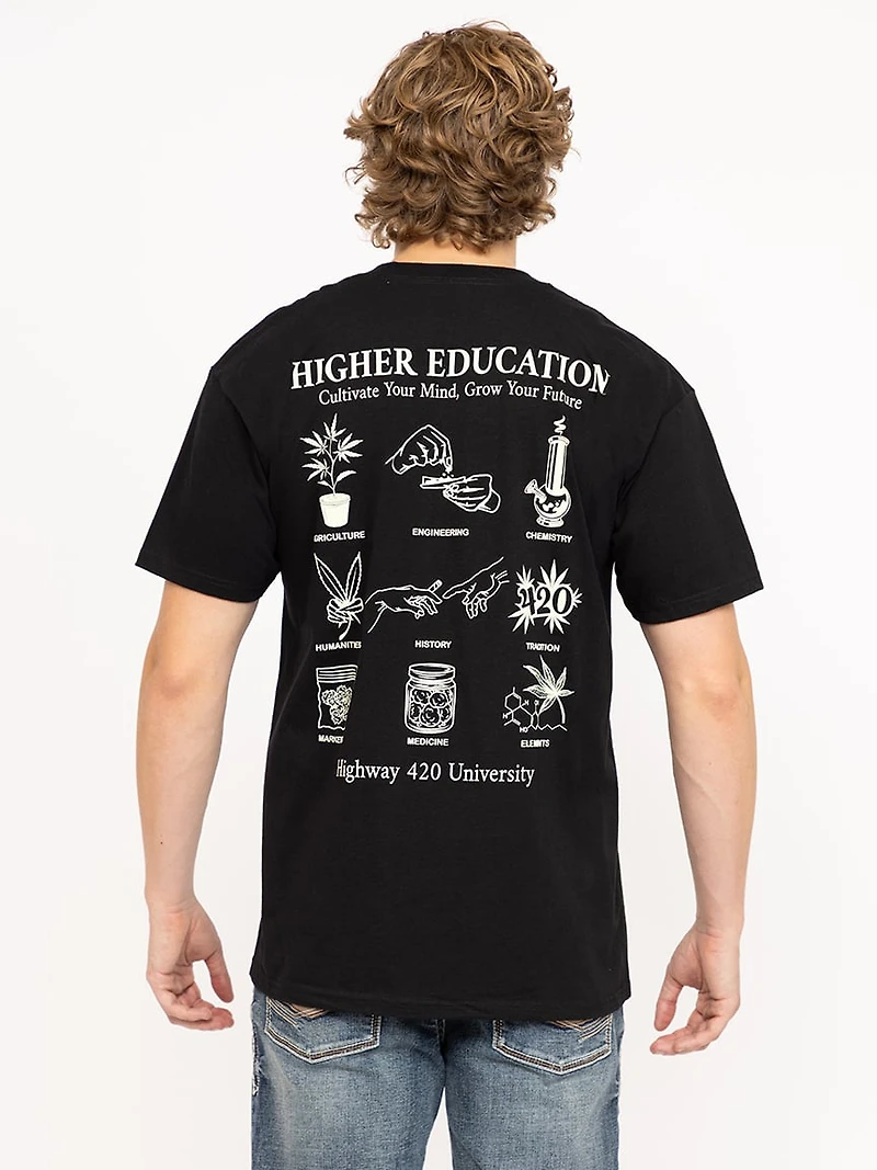 Men's Highway 420 Higher Education Tee
