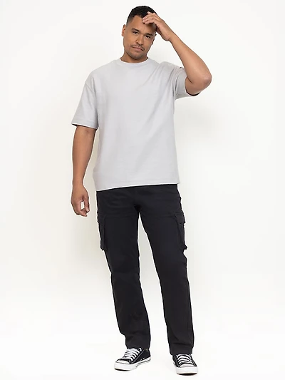 Men's Black Cargo Sneaker Pant