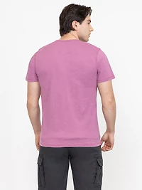 Men's Overdye Notch Henley Tee