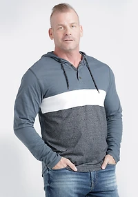 Men's Everyday Hooded Colour Block Tee