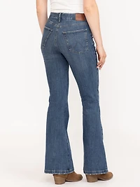 Women's Wrangler Bespoke High Rise Medium Dark Flare Jean