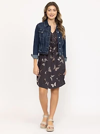 Women's Butterfly Print Dress