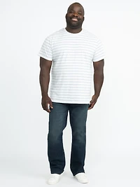Men's Textured Striped Tee
