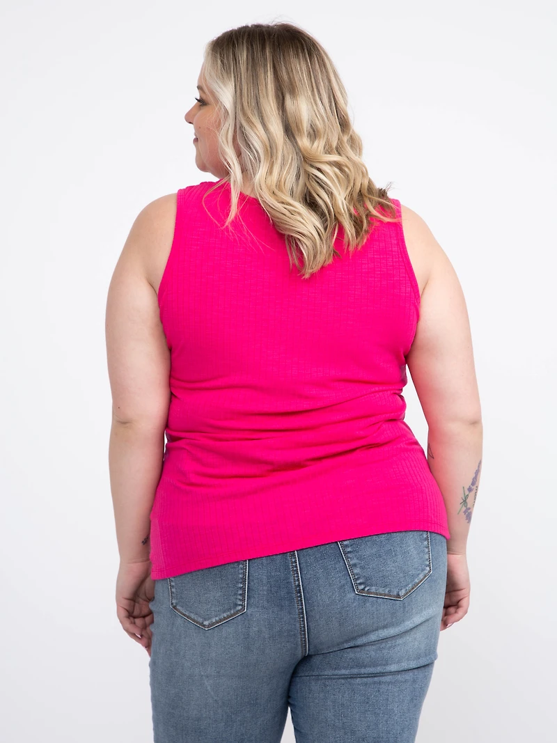 Women's High Neck Cut Out Tank