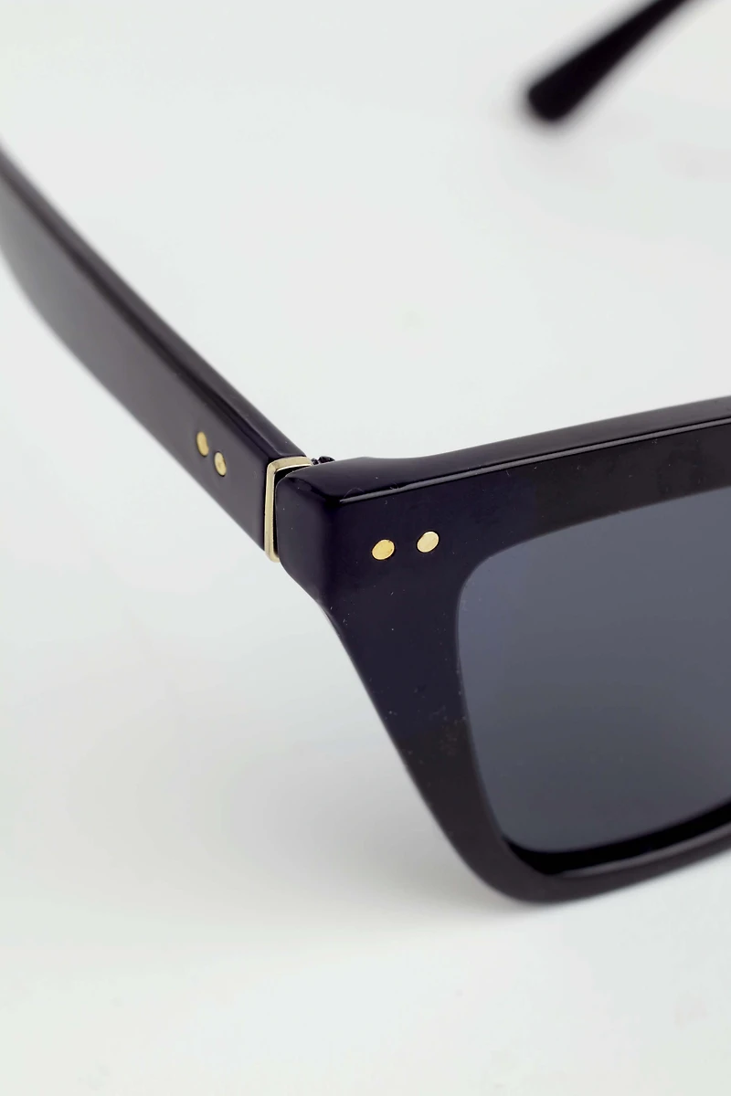 Women's Black Cat Eye Sunglasses