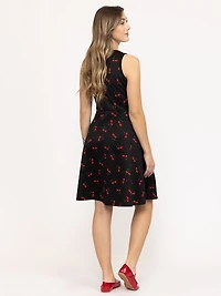 Women's Cherry Skater Dress