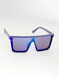 Women's Purple Shield Sunglasses