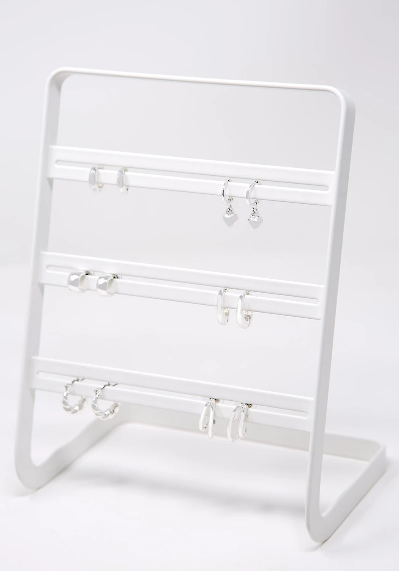 Delicate Silver Multi Earring 6 Pk