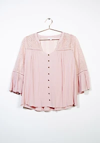 Women's Bell Sleeve Blouse