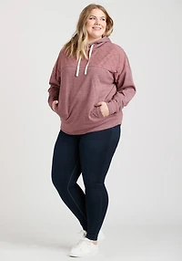 Women's Lace Insert Hoodie