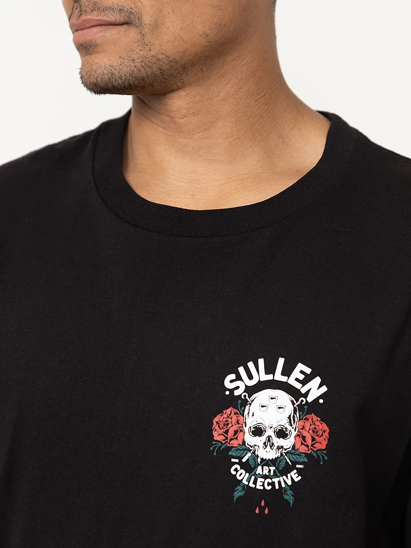 Men's Skull & Rose Graphic Tee
