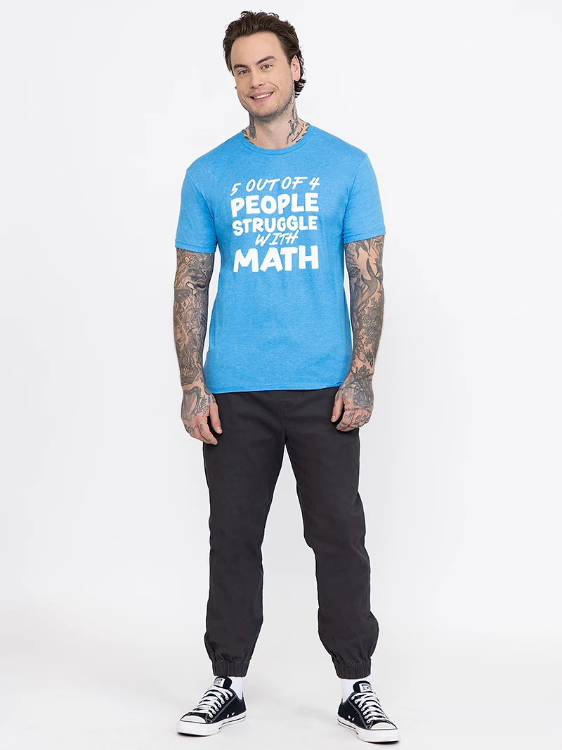 Men's Struggle with Math Tee
