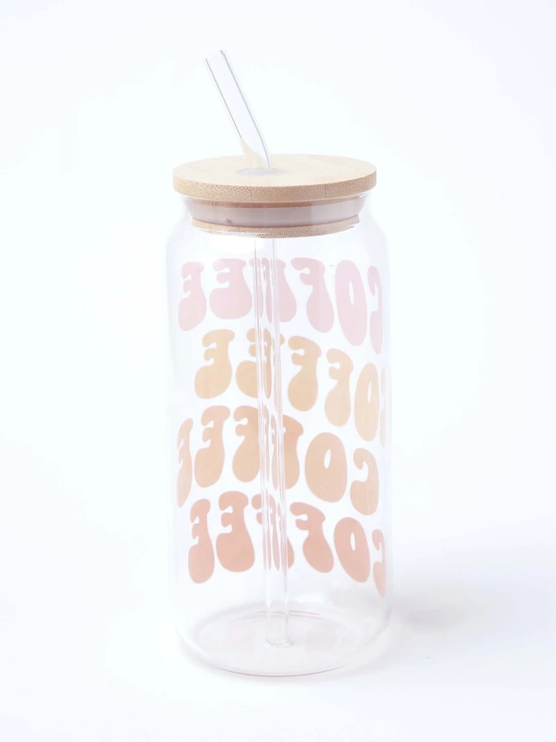 Coffee Lover Glass Tumbler
