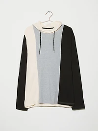 Men's Hooded Colour Block Shirt