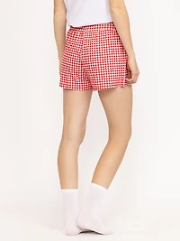 Women's Gingham Sleep Short